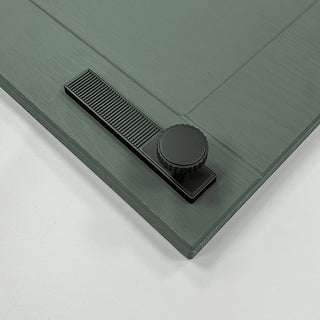 Heaton Anthracite Knob & Plate