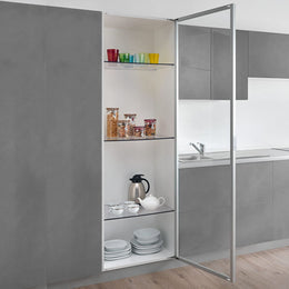 Bespoke Glass Door With Salice Air Hinges