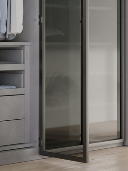 Bespoke Glass Door With Salice Conecta Hinges