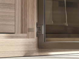 Bespoke Glass Door With Salice Conecta Hinges