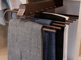 Emuca Moka Pull Out Trouser Hangers