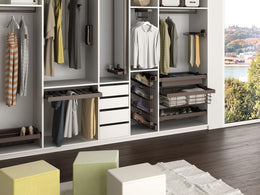 Emuca Moka Trouser Hangers - Set of 7