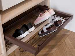 Emuca Moka Wire Shoe Rack