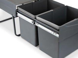 Emuca Dual Recycling Bin Pull-Out
