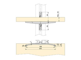Emuca Zero Modular Shelf & Module Support Kit