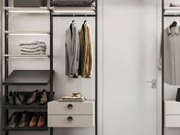 Emuca Zero Modular Shelf & Rail Support Kit