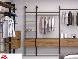 Emuca Zero Modular Shelf & Rail Support Kit