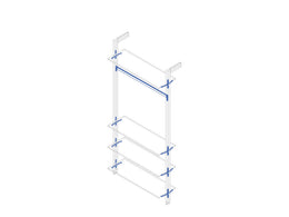 Emuca Zero Modular Shelf & Rail Support Kit