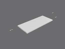 Emuca Wooden Shelf Concealed Support