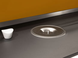 Emuca Built-in Worktop Waste Bin