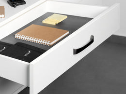 Emuca Under Mount Soft Close Runners With Clips - Full Extension (Pair)