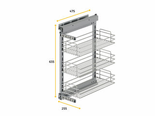 Suprastar Soft Close Pull Out Spice/Bottle Rack