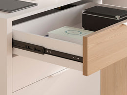 Emuca Soft Closing Ball Bearing Runners - Full Extension (Pair)