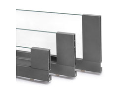 Emuca Vertex Glass Side Panels External Drawer 93H x 450D