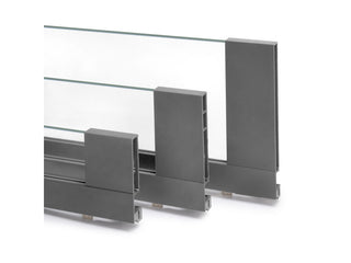 Vertex Glass Side Panels External Drawer 93H x 450D