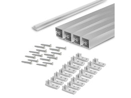 Emuca Set of 4 Cabinet Crossbar Profiles