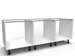 Emuca Set of 4 Cabinet Crossbar Profiles