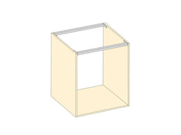 Emuca Set of 4 Cabinet Crossbar Profiles