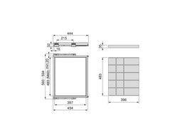 Emuca Hack Drawer Organiser Kit