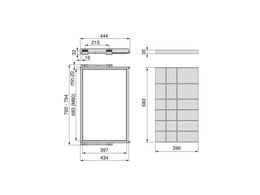 Emuca Hack Drawer Organiser Kit