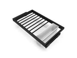 Emuca Hack 7 Trouser Hangers, Tray & Frame Kit