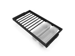 Emuca Hack 7 Trouser Hangers, Tray & Frame Kit