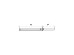 Emuca Built-in Furniture Door Lock (push lite)