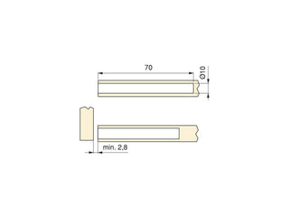 Built-in Furniture Door Lock (push lite)