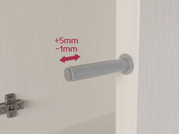 Emuca Built-in Furniture Door Lock (push lite)