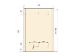 Emuca Single Recycling Bin Pull-Out