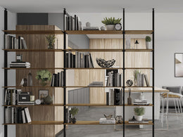 Emuca Zero Modular Floor to Ceiling Frame Kit (3 Profiles)