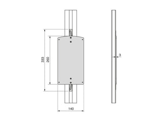 Zero Modular Pull Down Rail Brackets