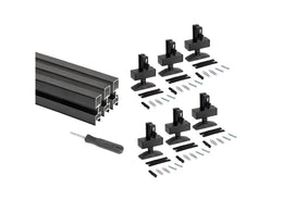 Emuca Zero Modular Floor to Ceiling Frame Kit (3 Profiles)