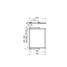 Emuca Hack Frame With Soft Close Runners