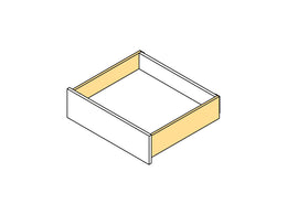 Emuca Vertex External Drawer 131H x 450D