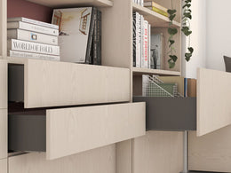 Emuca Vertex External Drawer 131H x 450D