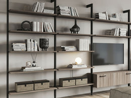 Emuca Zero Modular Shelf Support Kit (Pair)