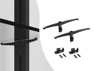 Zero Modular Glass Shelf Support Kit (Pair)