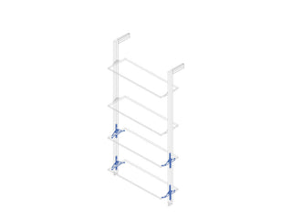 Zero Modular Slanted Shelf Support Kit (Pair)