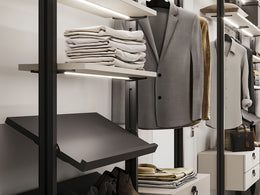 Emuca Zero Modular Slanted Shelf Support Kit