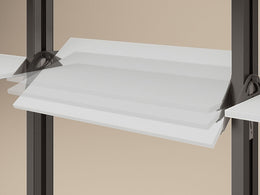 Emuca Zero Modular Slanted Shelf Support Kit (Pair)