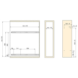 Emuca Supramax Pull Out Spice/Bottle Rack