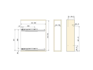 Supra Soft Close Pull Out Spice/Bottle Rack