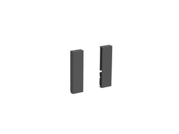 Emuca Vertex Internal Glass Drawer Clips (pair)