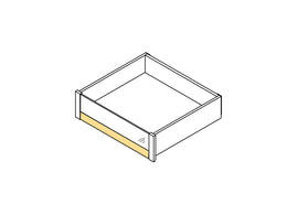 Emuca Vertex Internal Glass Drawer Frontal Profile 1.1m
