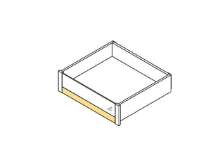 Vertex Internal Glass Drawer Frontal Profile 1.1m