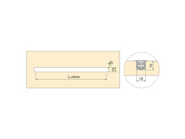 Emuca Pyxis Recessed LED Luminaire 19W