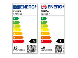 Emuca Pyxis Recessed LED Luminaire 19W