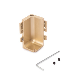 Emuca Gola Internal Corner Piece for Upper Profile