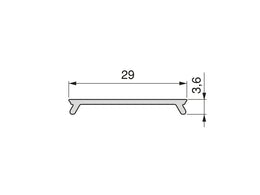 Emuca Placard 74 Profile Cover 3.9m
